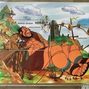 DISNEY Brothers Grimm The Brave Little Taylor Collectible Stamp